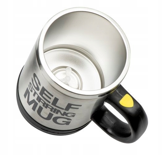 

Leniwy Kubek Deluxe Samomieszający Stal Szlachetna