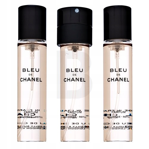Chanel Bleu de Chanel Parfum Refill čistý parfém pro muže 3 x 20 ml