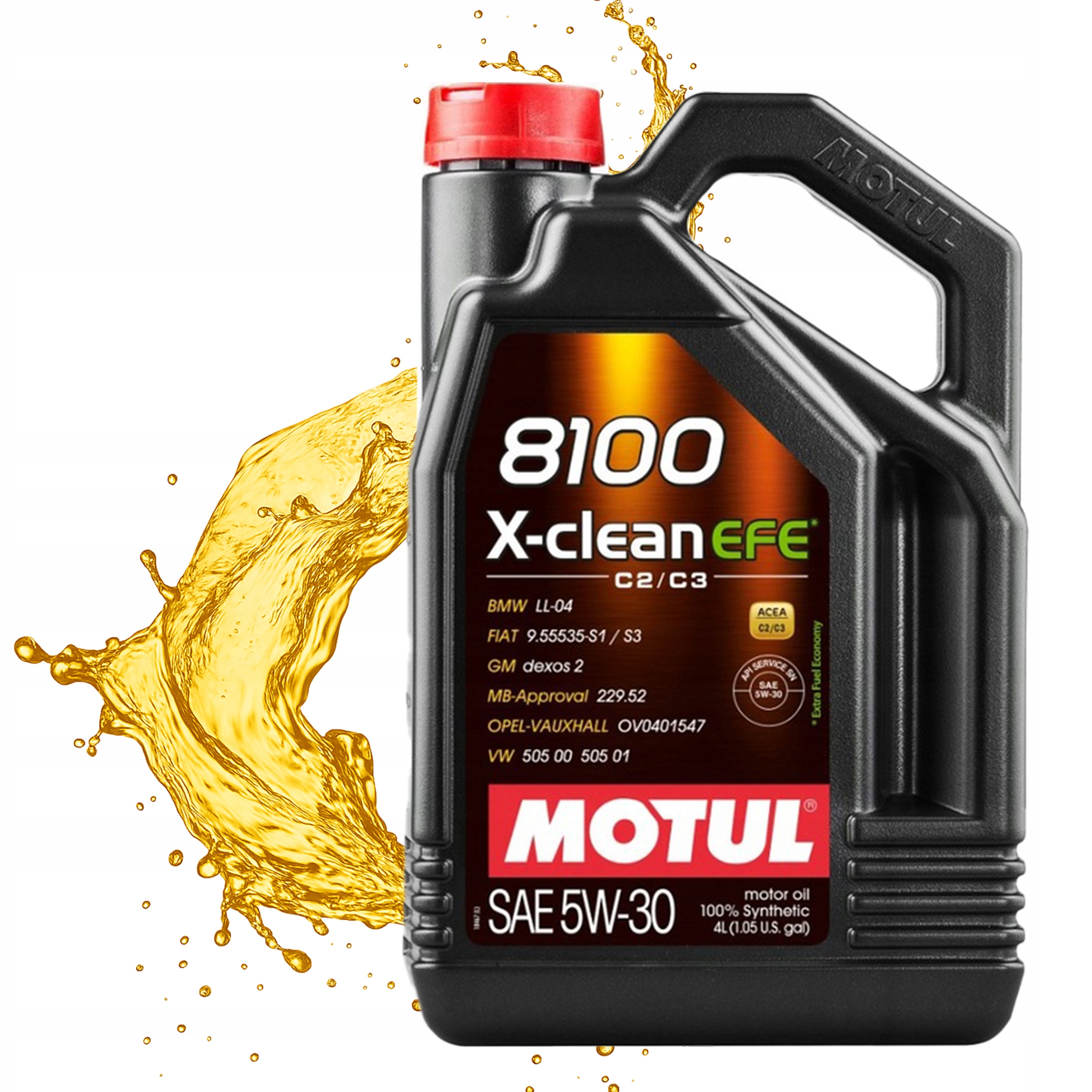 Olej silnikowy Motul 8100 X-clean Efe 5W30 MB229.52 C2/C3 Sn 4L