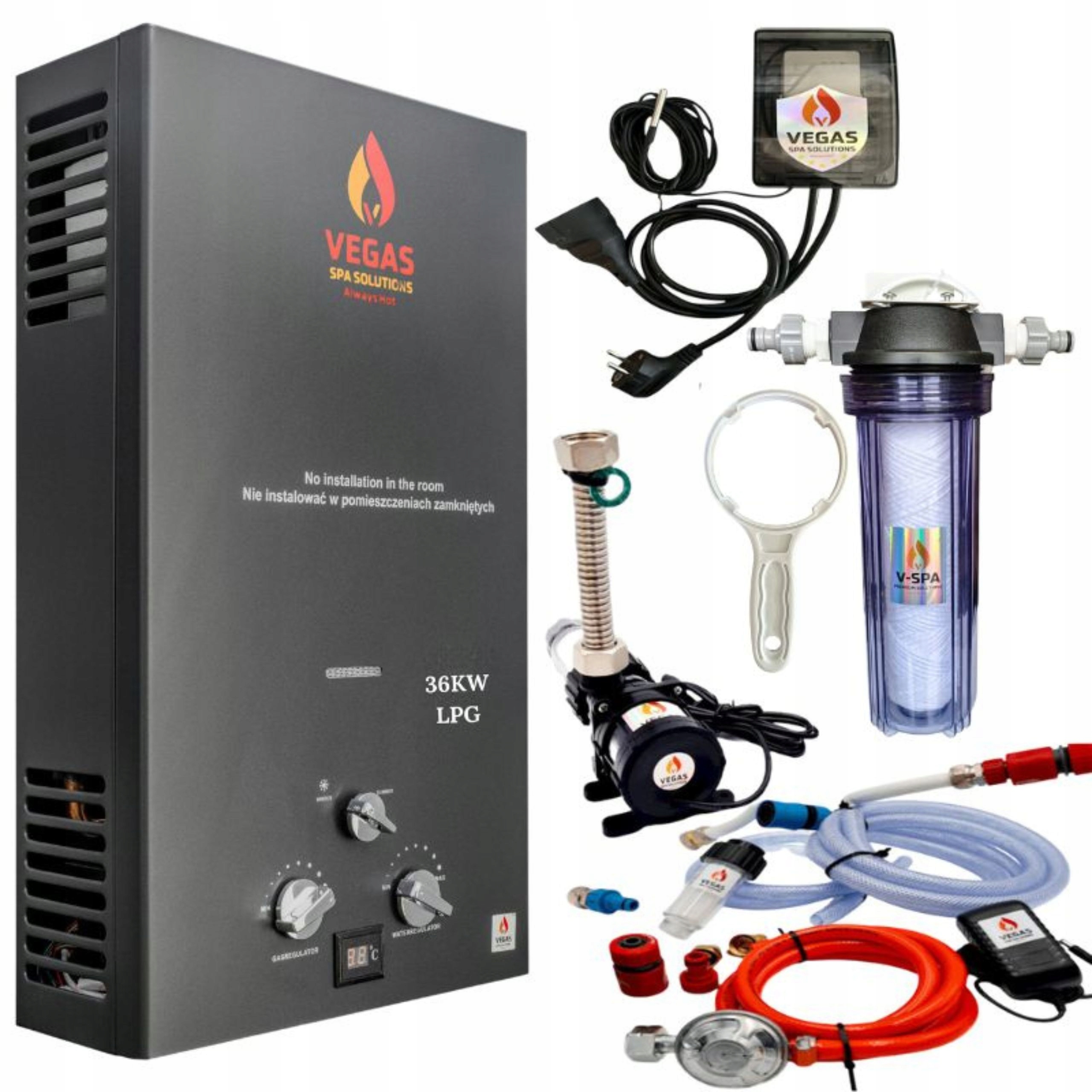 Prietoková plynová pec na propán-bután pre záhradnú baliu Premium