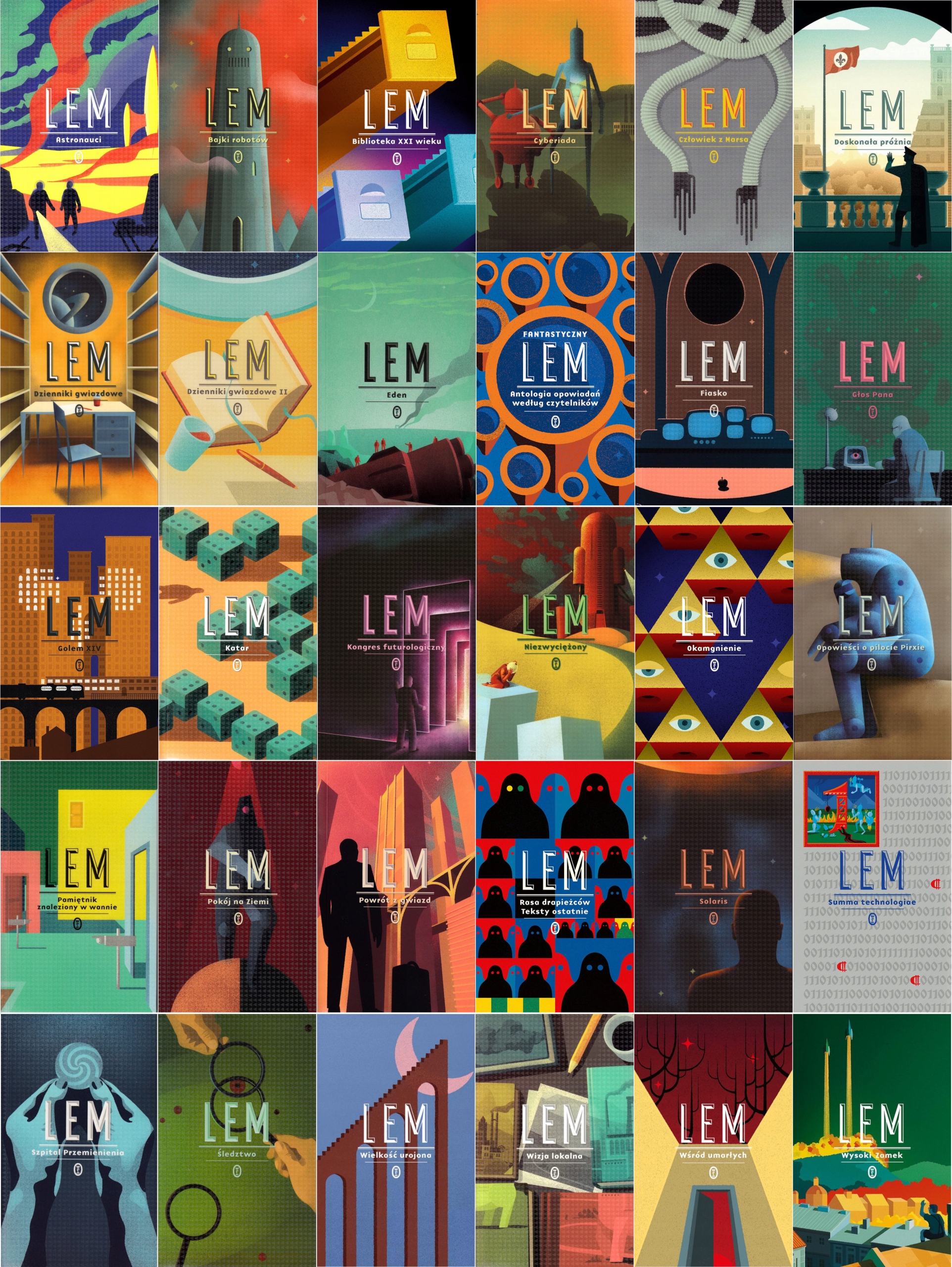 Stanisław Lem Wielki Pakiet AI 31 książek