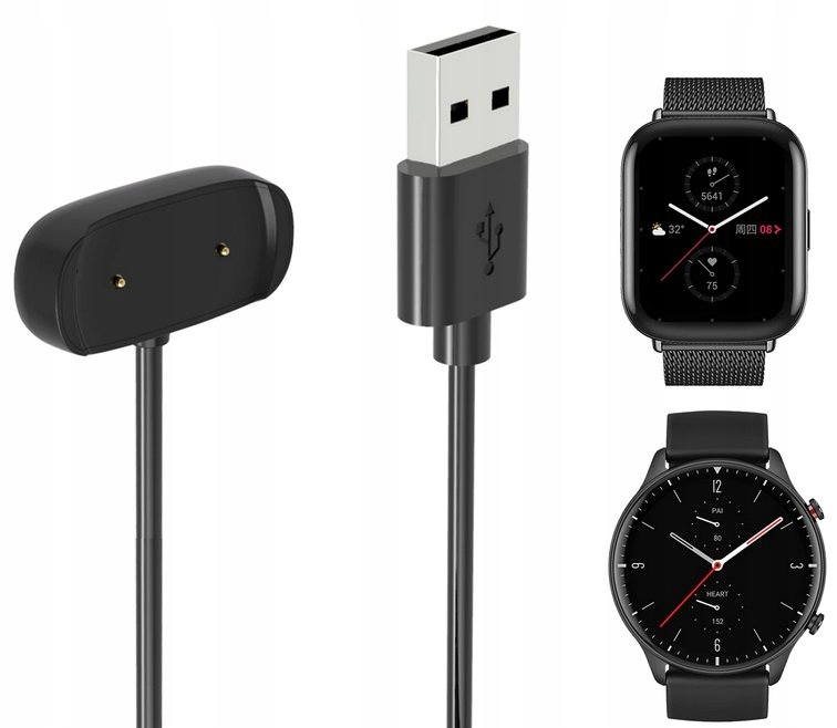 ŁADOWARKA KABEL USB AMAZFIT BIP U / BIP U PRO / ZEEP E