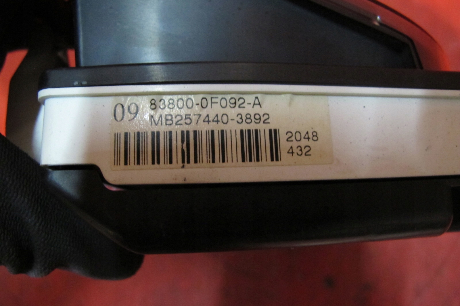 TOYOTA COROLLA VERSO 2 II 04- 2.2 D4D dials dials EU 83800-0F092-A
