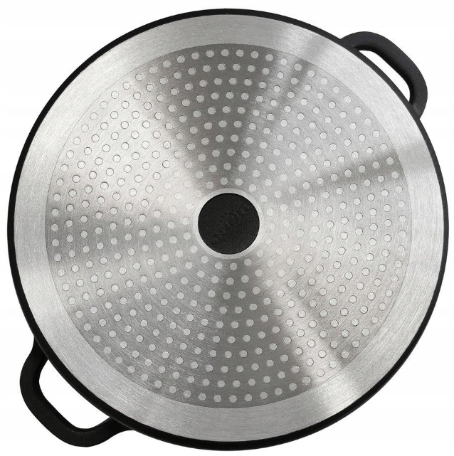 PATELNIA GŁĘBOKA 24 Z POKRYWĄ INDUKCJA WOK CIĘŻKA Średnica 24 cm