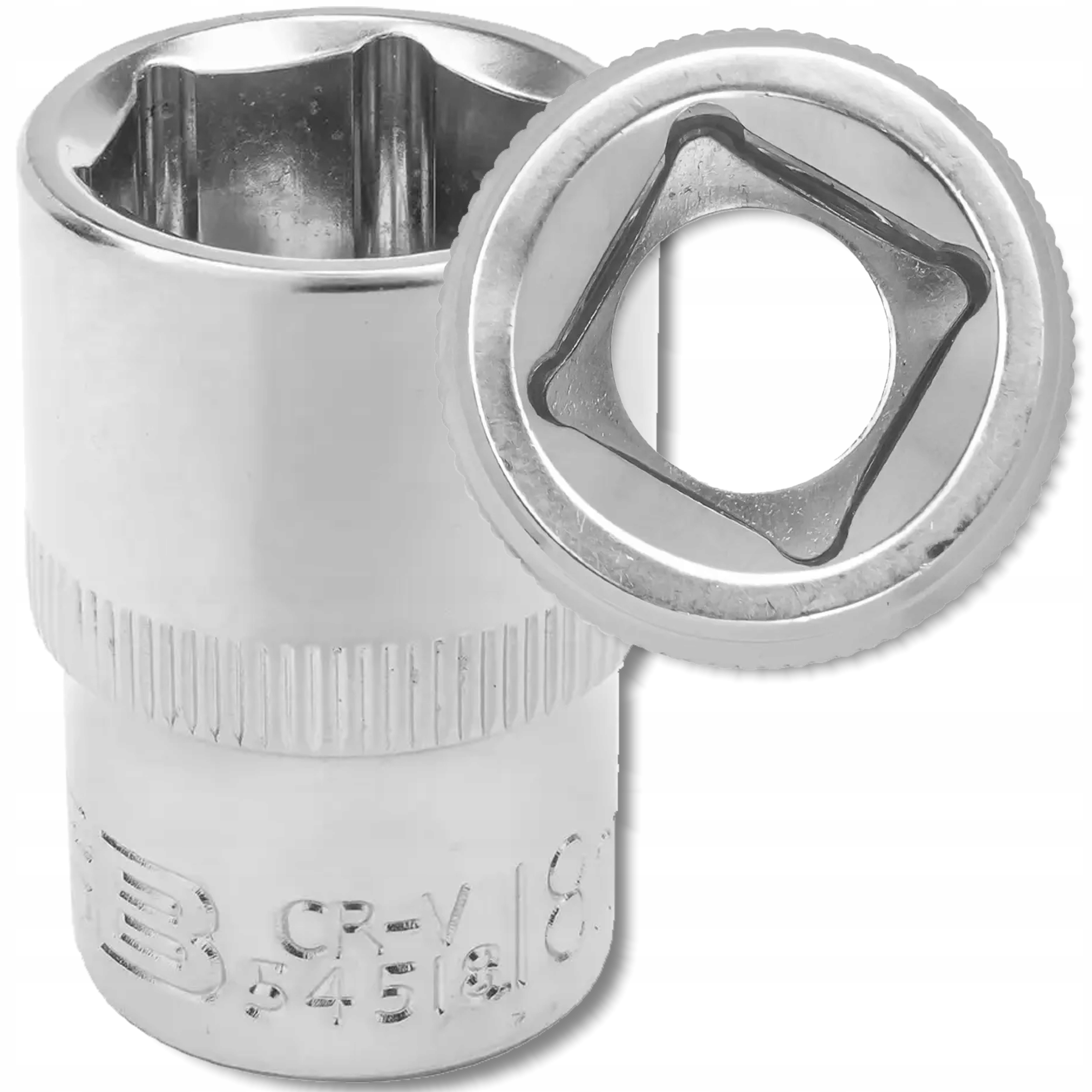 Jcb Nasadka 1/2" 18 mm 6-kątna Cr-V krótka JCB-54518 (60038)