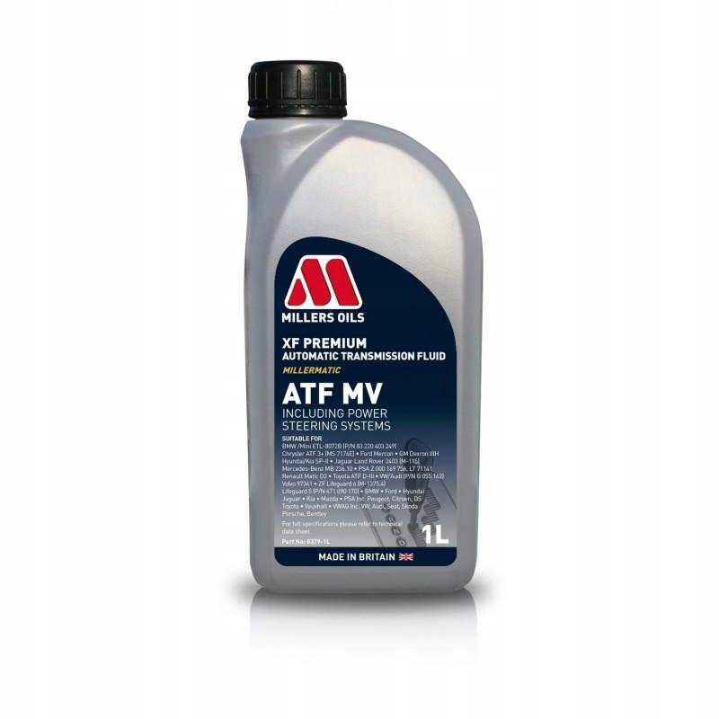 Millers Oils Xf Premium Atf MV 1L 8379