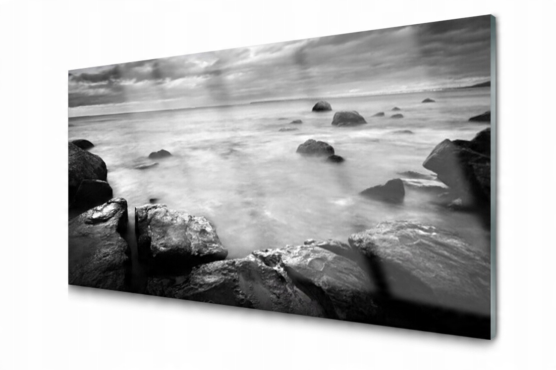 

Panel szklany Płytka Skała Morze 100x50