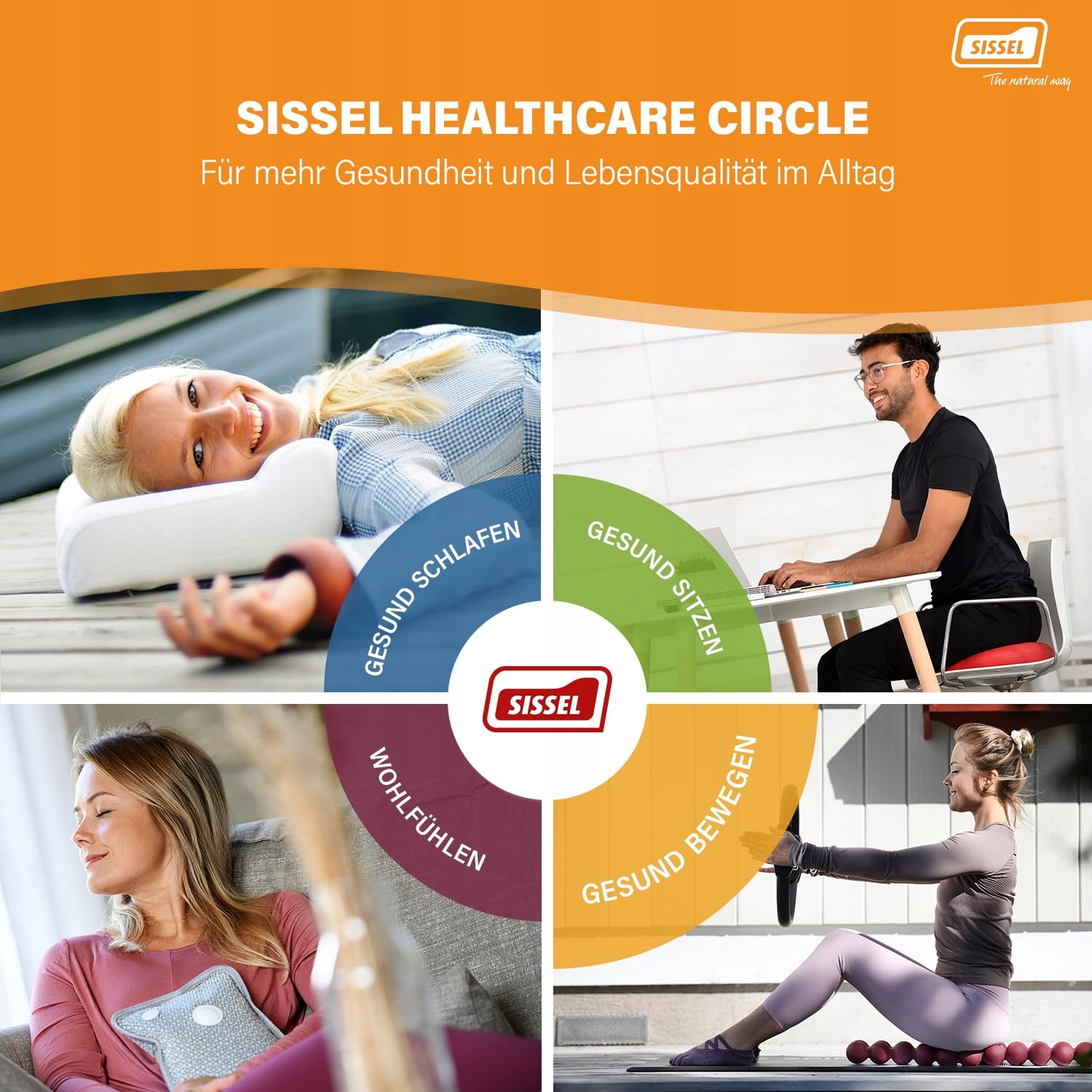 SISSEL Pilates Piłka Soft Niebieska 22 cm Bez PVC i Lateksu Do Ćwiczeń — miniatura 8