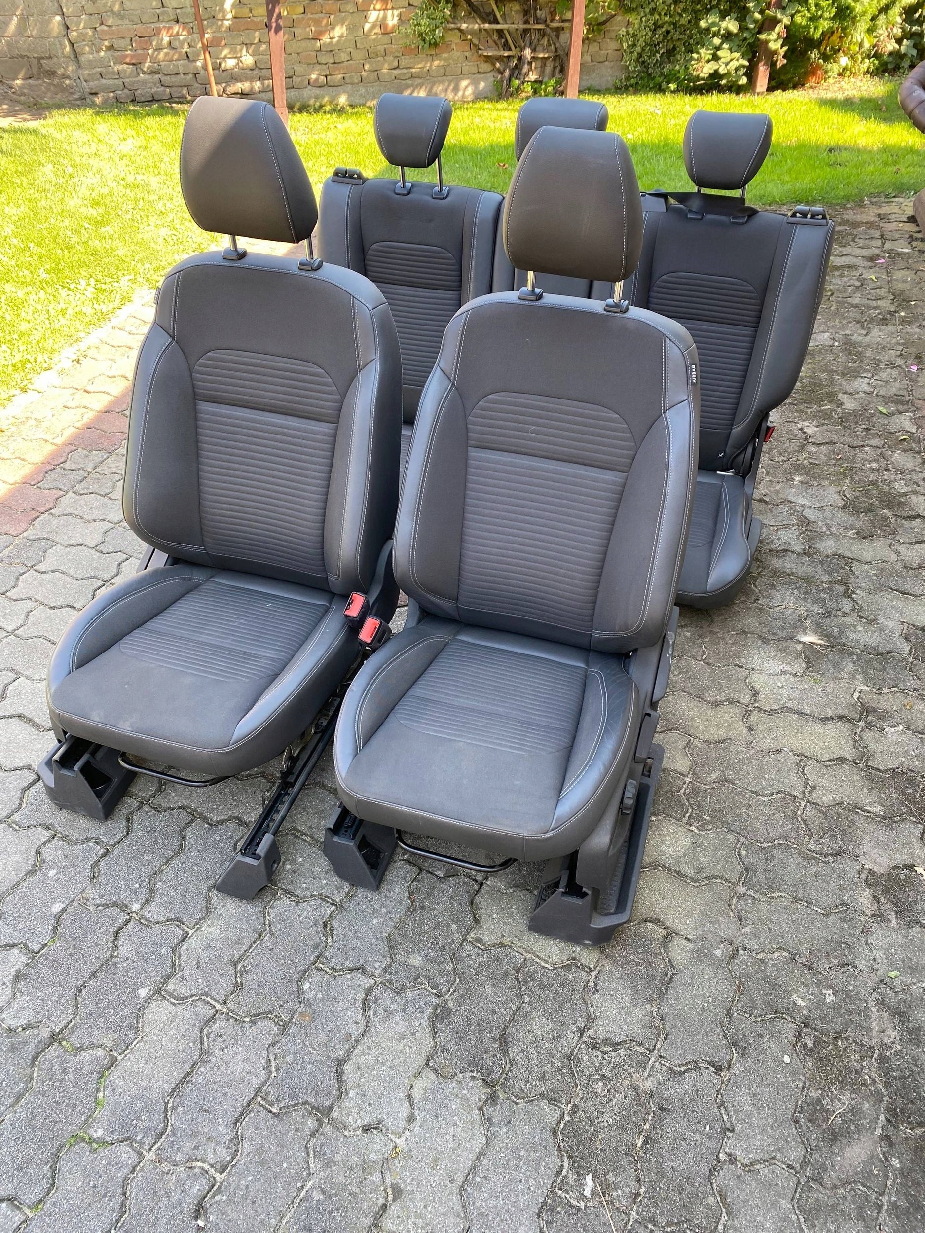 FORD KUGA MK2 LIFT seats front rear part semi leather manually EUROPA