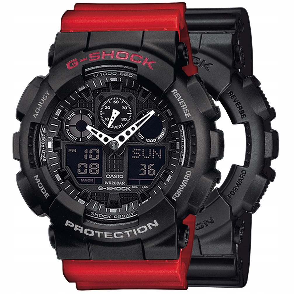 Hodinky Casio G-Shock Set GA-100-1A1ER Bezel 10378531 Řemínek 10395226