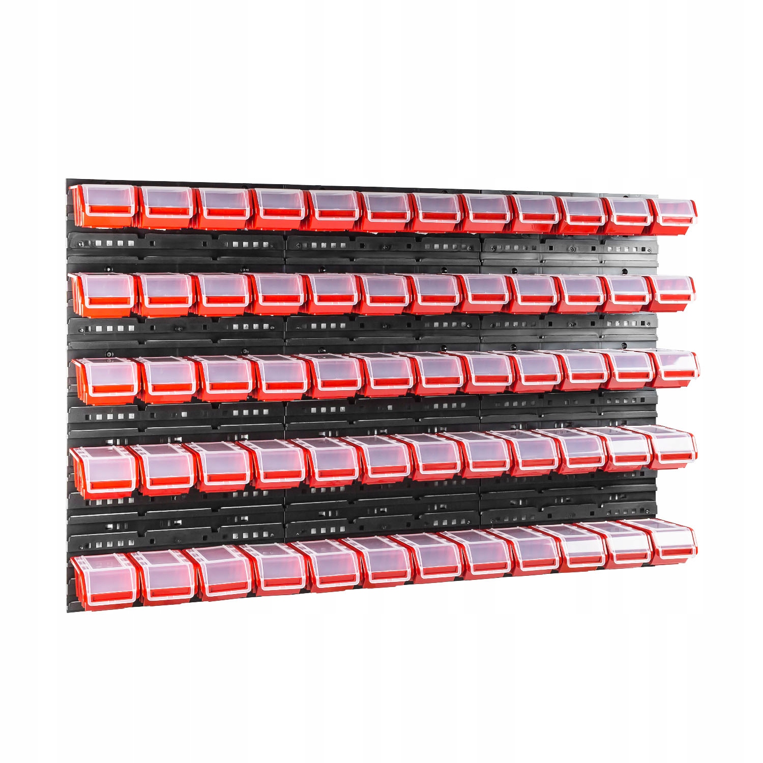 

Ścianka 120x80cm 60 kuwet pokrywki organizer