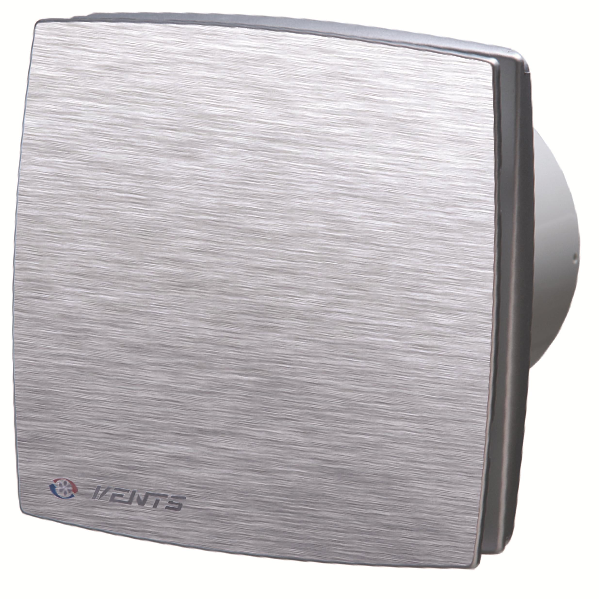 Wentylator osiowy fi 100 mm standard szczotkowane aluminium 100LDAMET