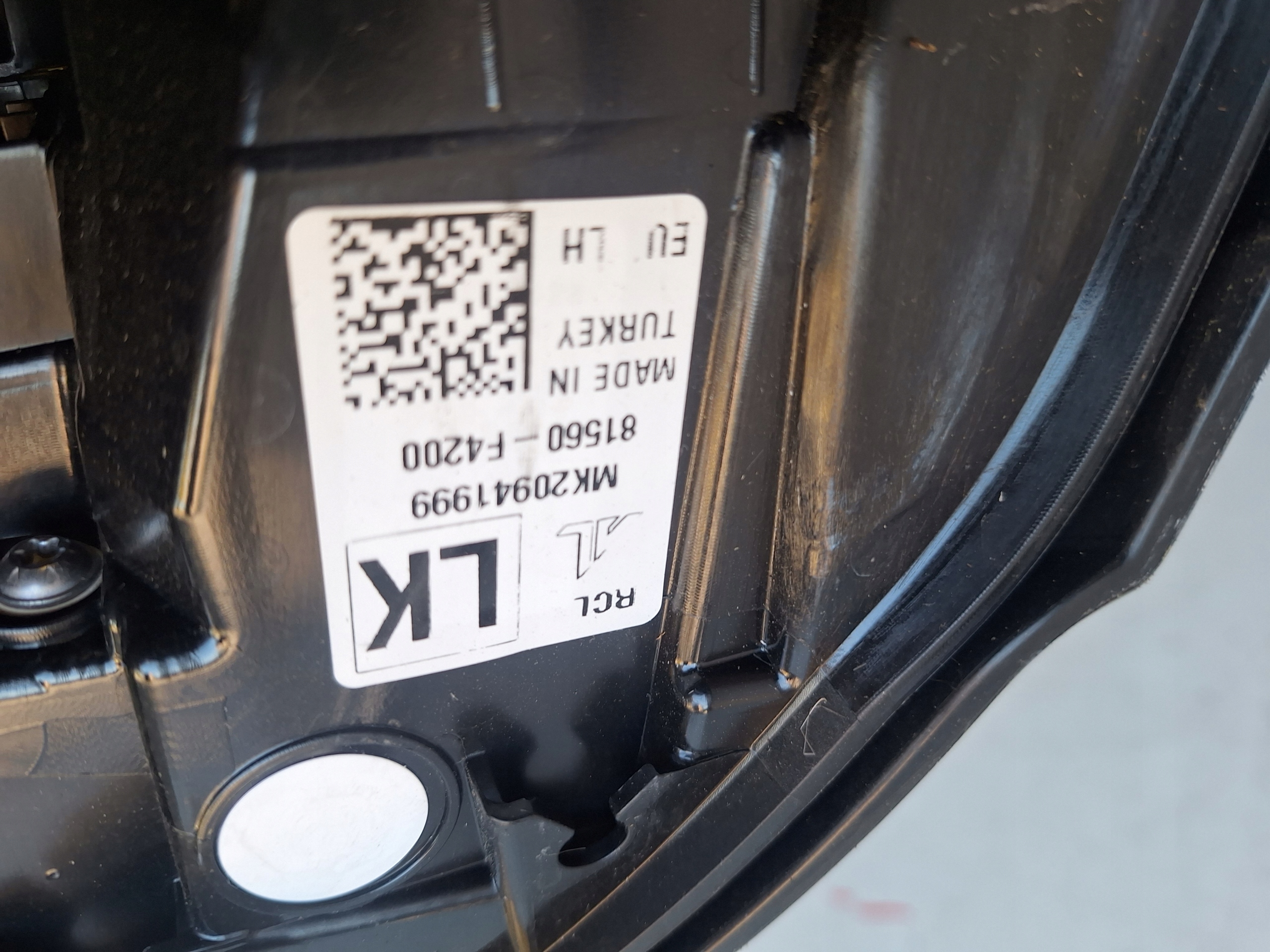 TOYOTA CH-R II 23-> light rear part left LED EU