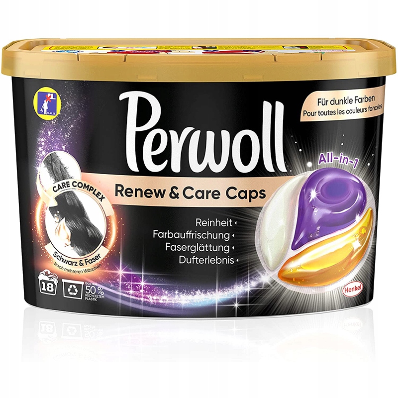 

Perwoll Renew Kapsułki Do Prania Ciemnych Czarnych