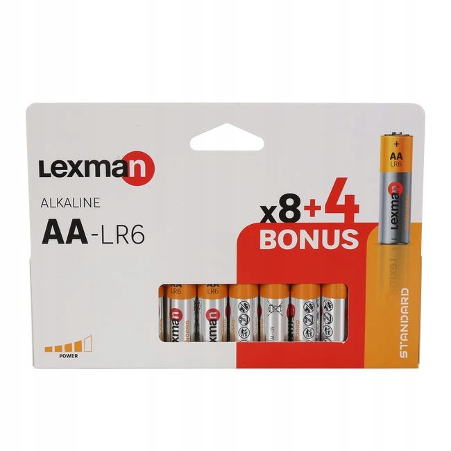 Bateria Alk Lexman L1 Lr6 12 x aa