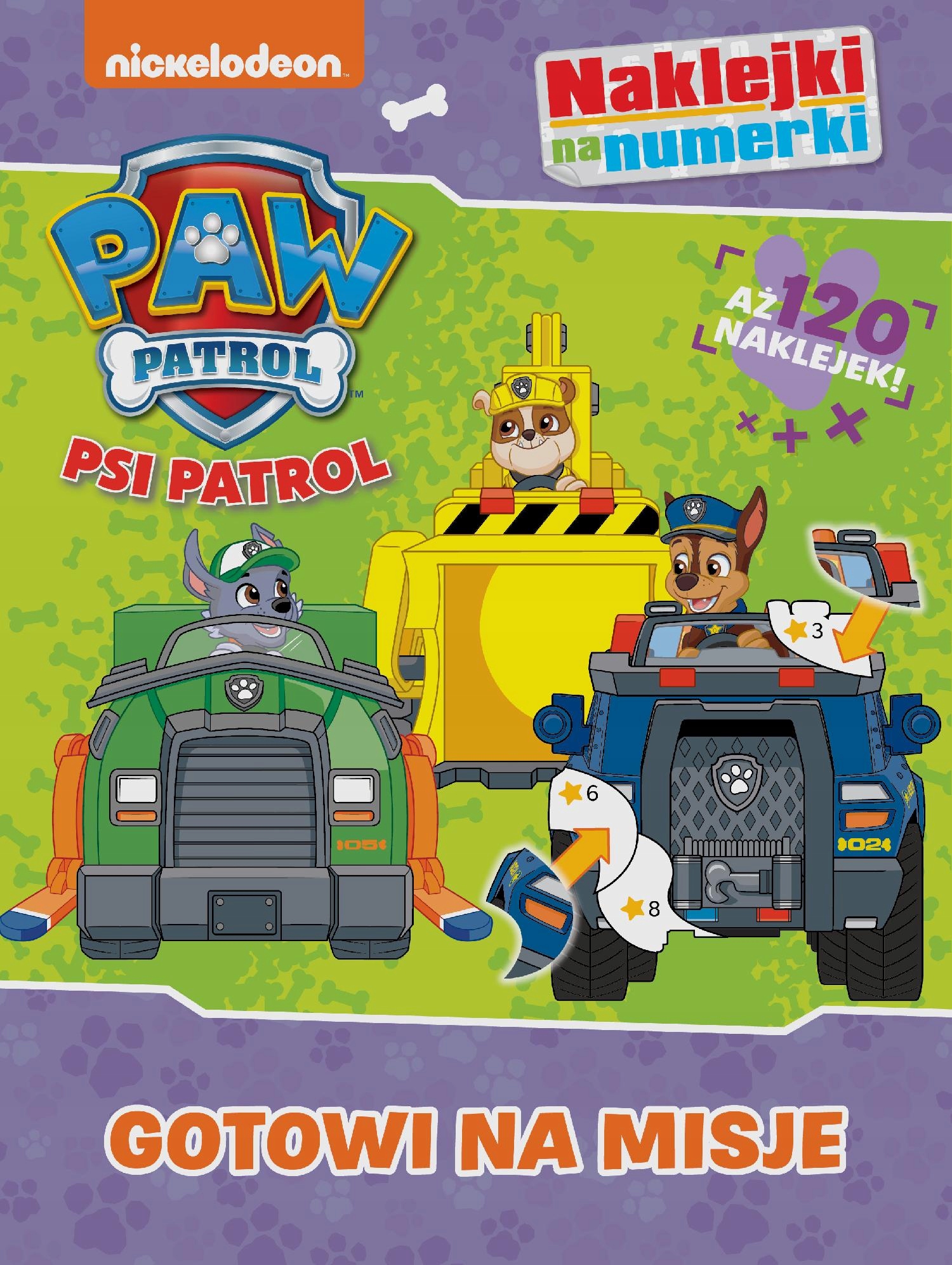 PSI PATROL NA POMOC PRZYJACIOŁOM 120 NAKLEJEK