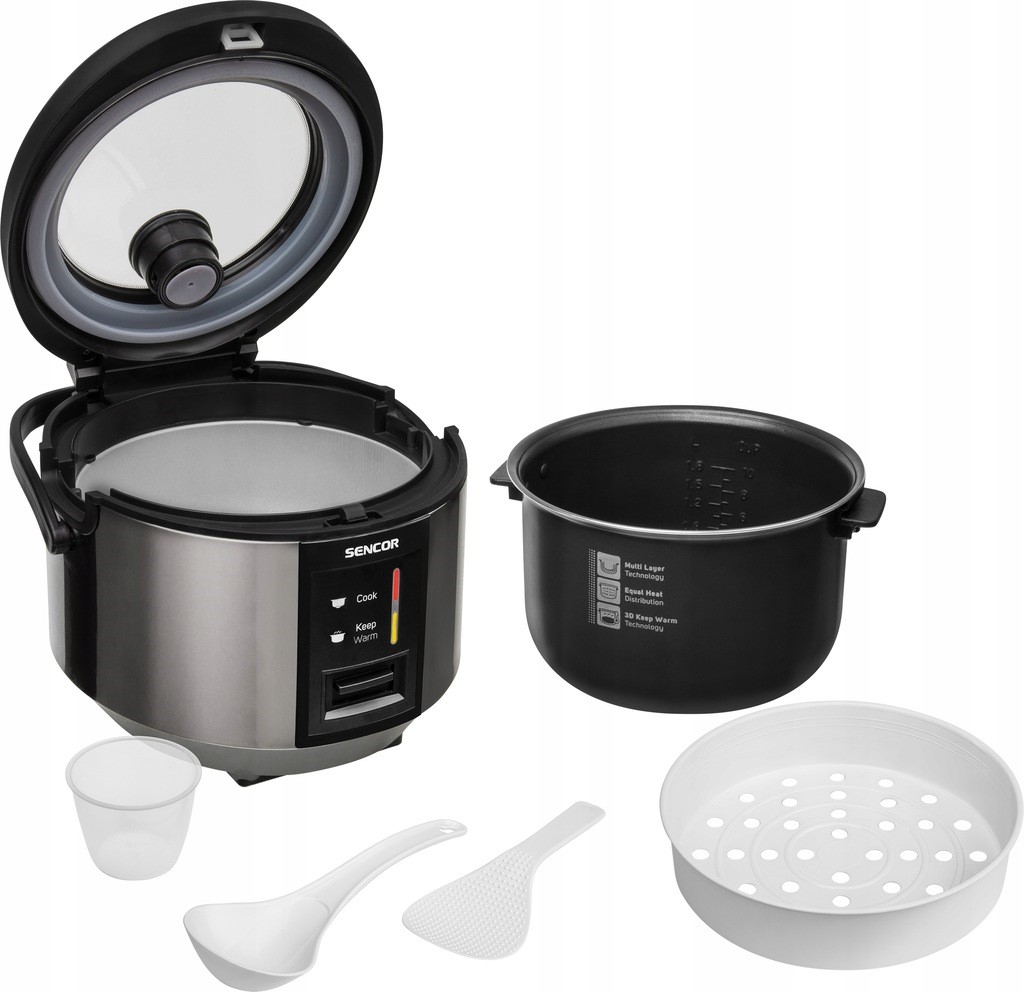 Ryżowar Garnek gotowania ryżu warzyw Sencor 1,8l Kod producenta SRM 1890SS