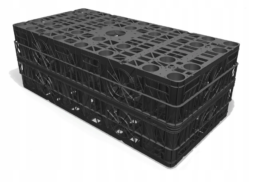 

Skrzynka rozsączająca Rainbox 300L, Drenaż