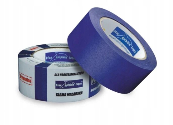 Taśma malarska NIEBIESKA BLUE DOLPHIN 30mm/50m