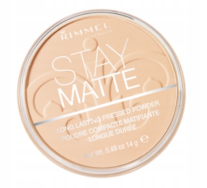 

Rimmel Stay Matte puder prasowany 001 transparent