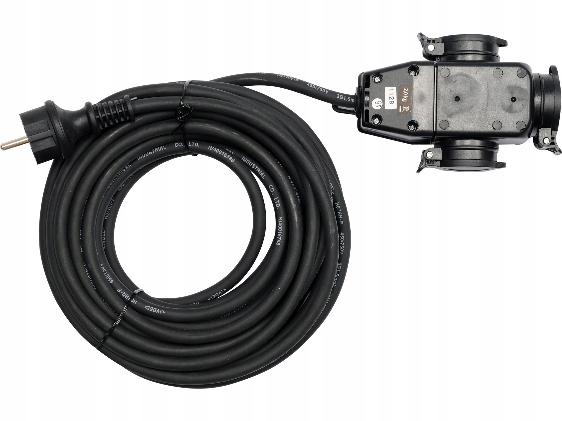 Prodlužovací Kabel Stavební Gumový IP44 10M 3GN 3680W S Uzemněním Yato