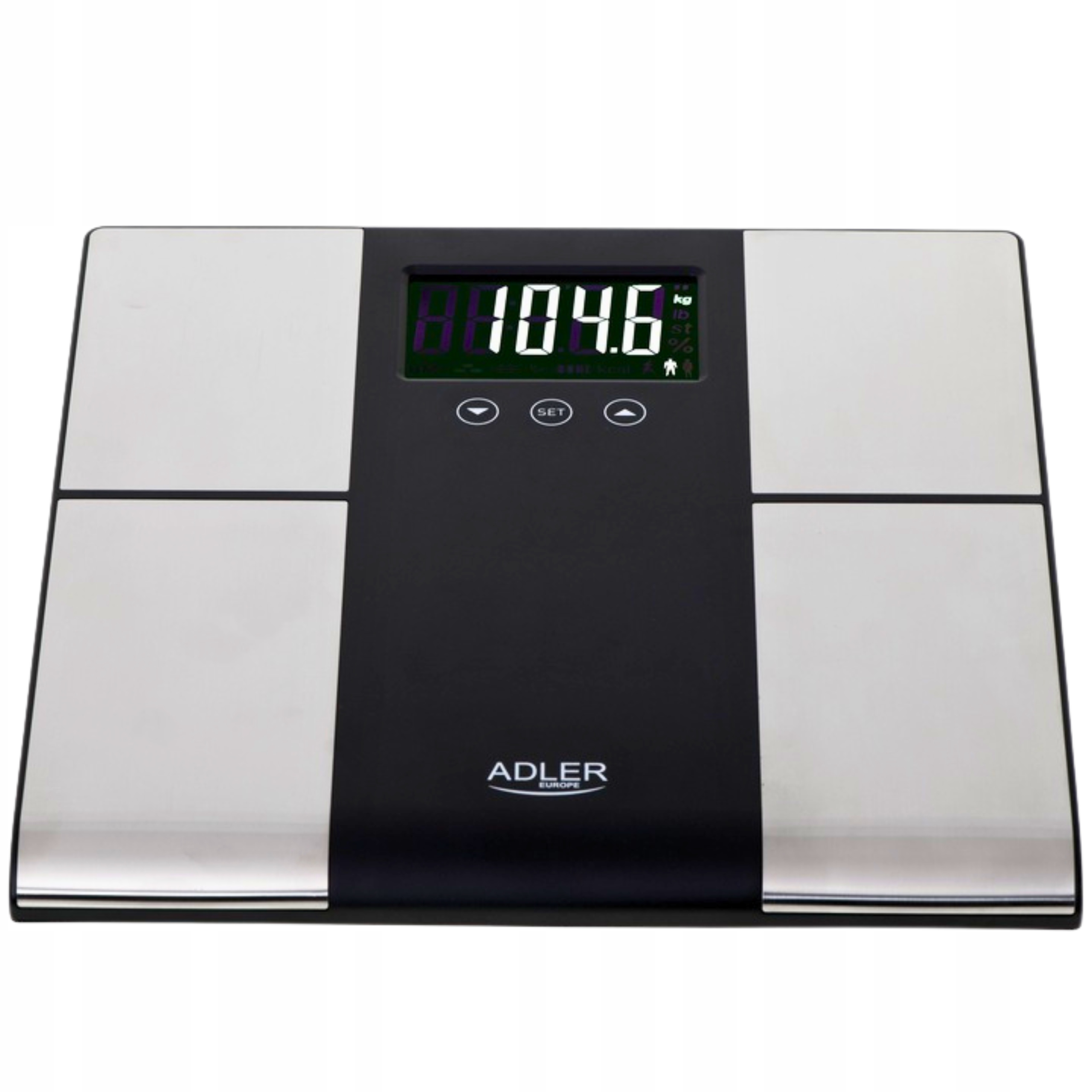 Analytická Koupelnová Váha Měření Tuku 225 kg Abiko