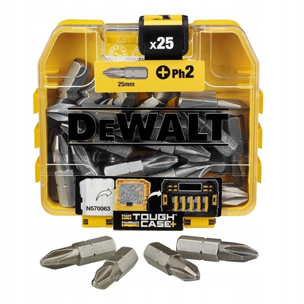 

Zestaw Bitów Philips PH2 25mm 25szt DT71522 Dewalt