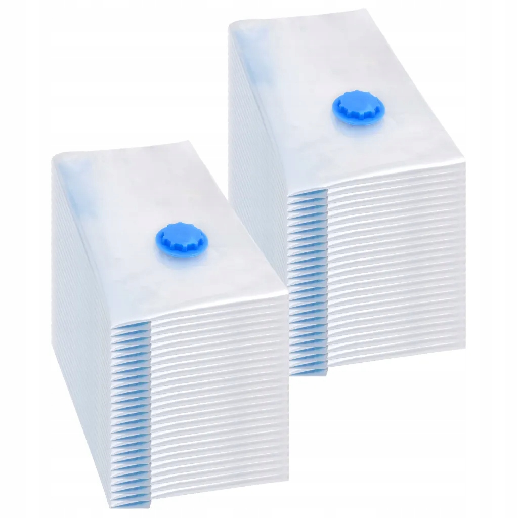 Vakuové Pytle Na Oblečení a textil, 60 x 40 cm, Bezbarvé/Modré