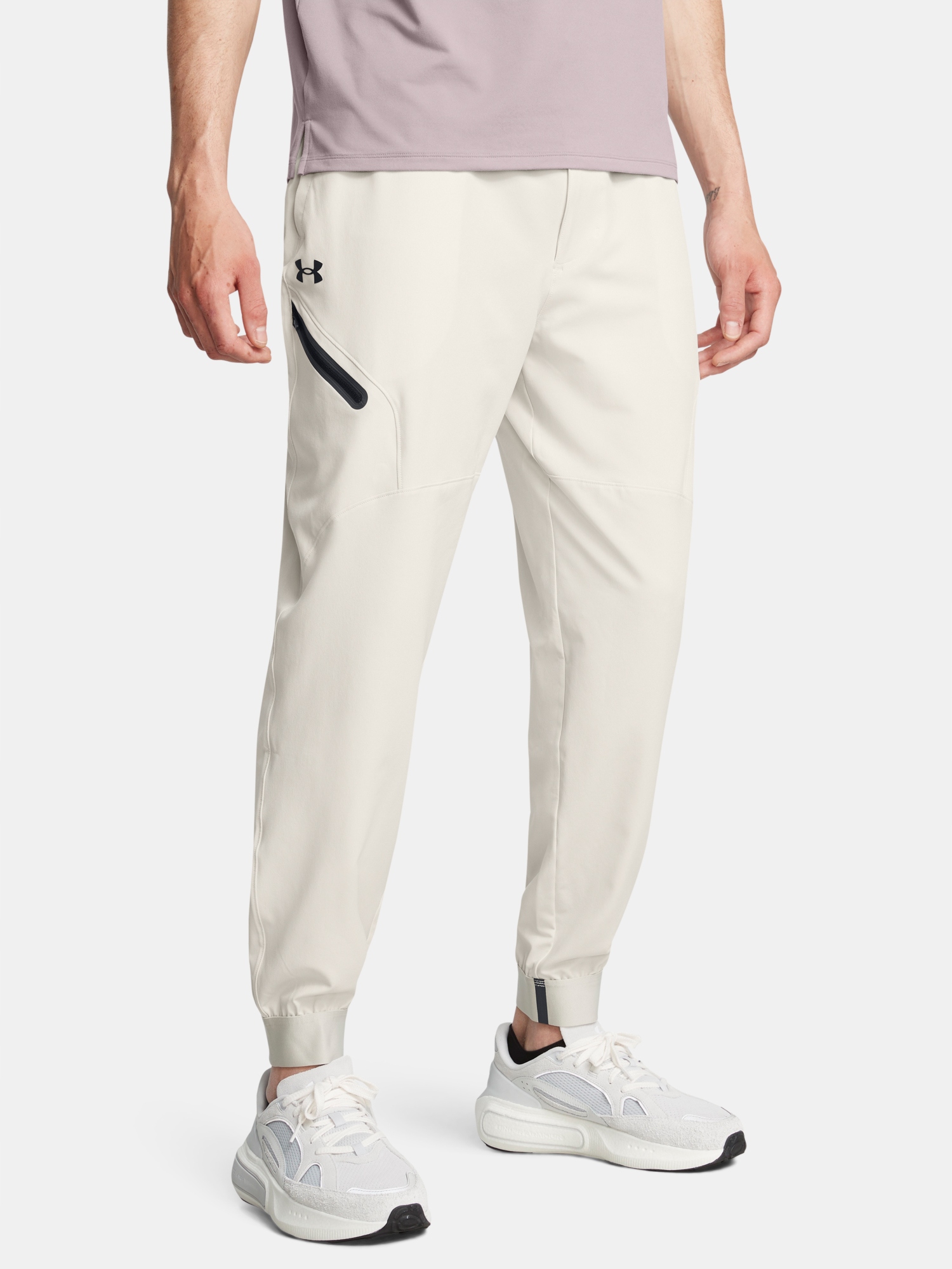 Pánské tepláky Under Armour Ua Unstoppable Joggers-WHT