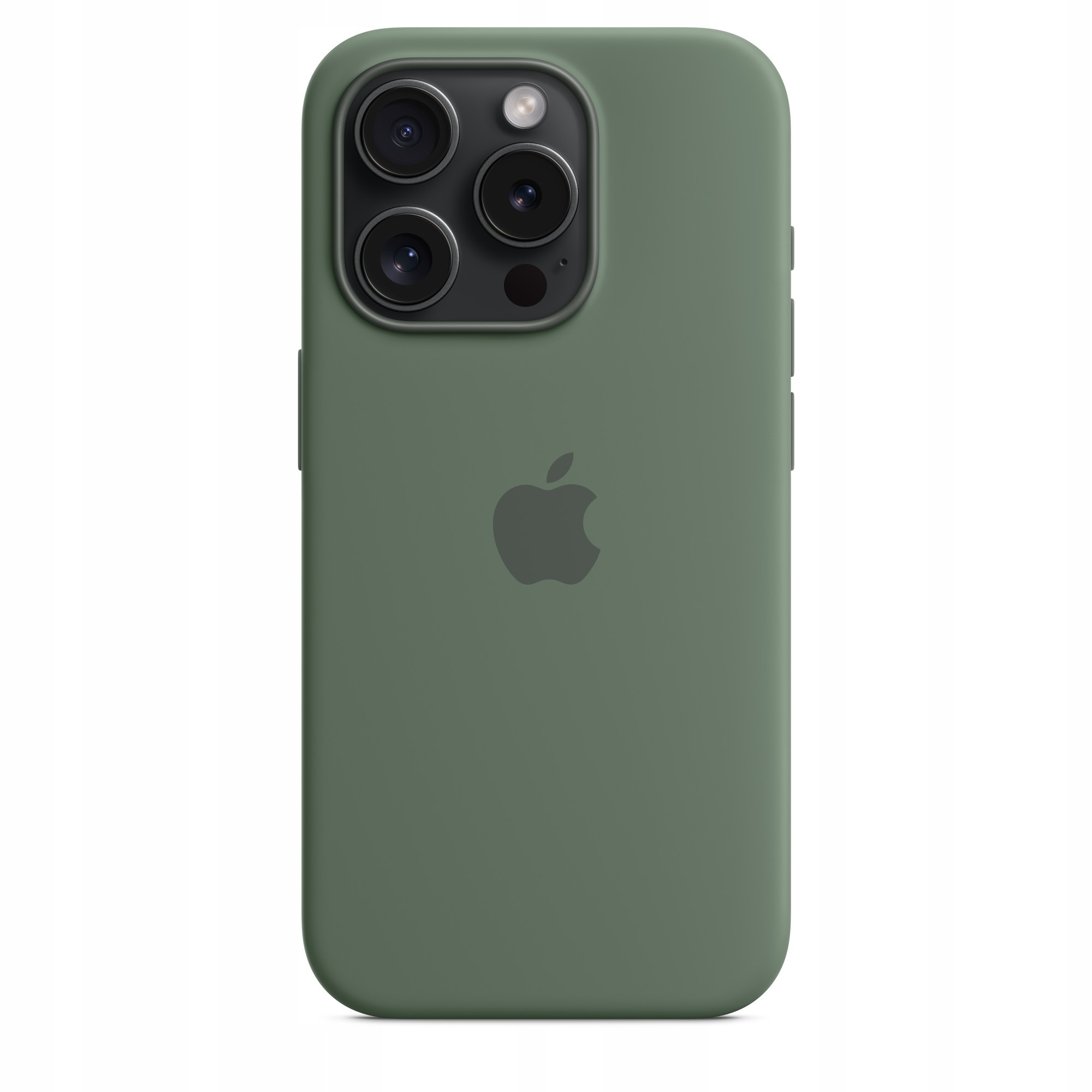 Silikonové pouzdro na iPhone 15 Pro Cyprys Zadní Kryt Silicone Case Cypress