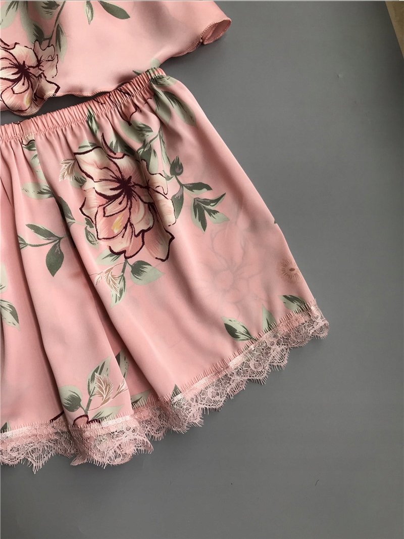 Piżama satynowa koszulka spodenki NIE PRZEŚWITUJE Rozmiar XXL