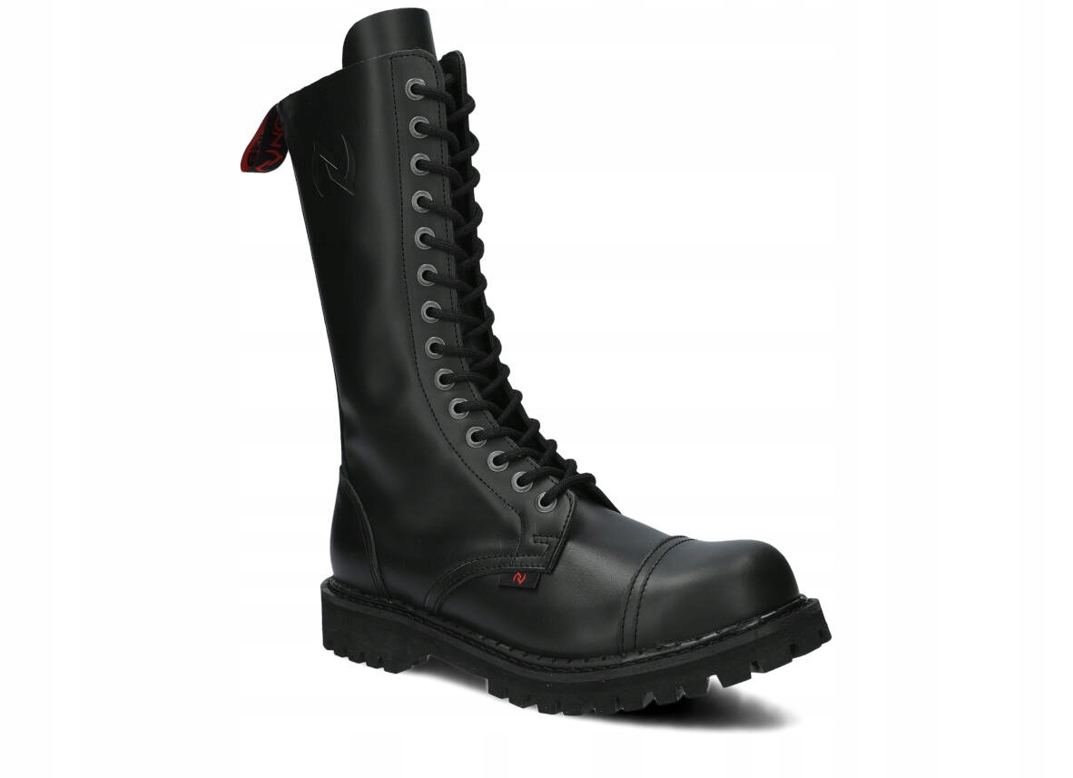 Nagaba 14H Černé, Polské Kanady Dámské Kožené Lico Steel Nose