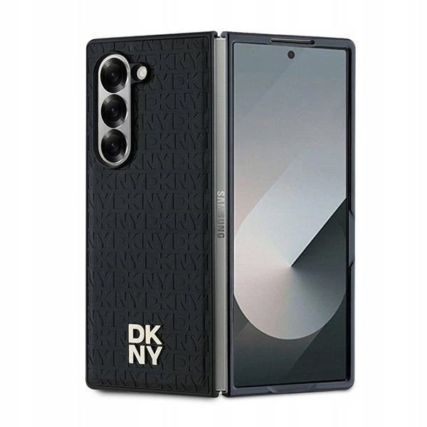Pouzdro Dkny s opakujícím se vzorem a logem pro Samsung Galaxy Z Fold6 – černé