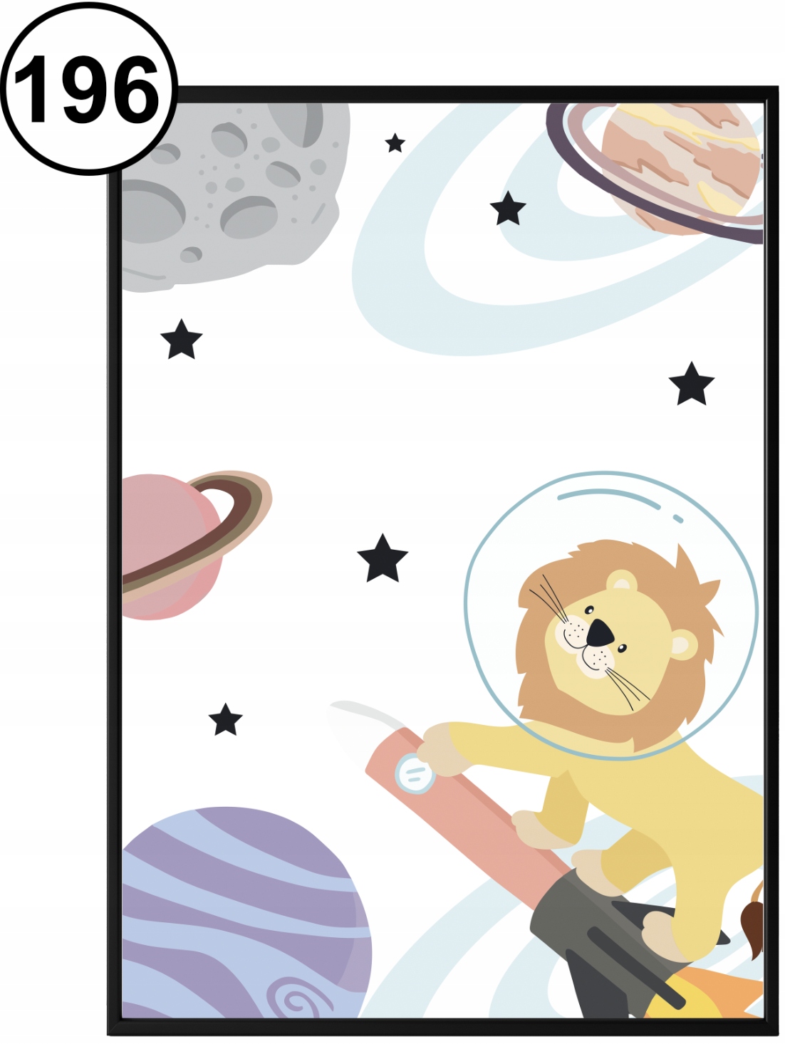 PLAKAT DLA CHŁOPCA KOSMOS wiele wzrów 21x30 Płeć chłopcy