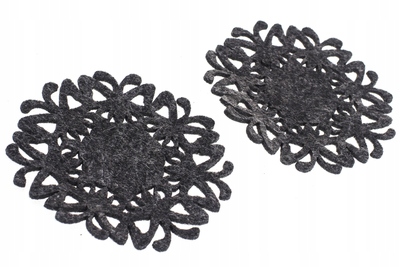 

Podkładki filcowe 10 cm 4 szt. czarny
