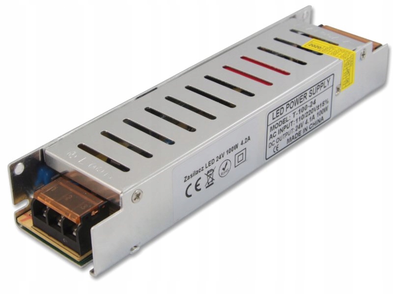 

Zasilacz montażowy modułowy 24V 100W 4,2A