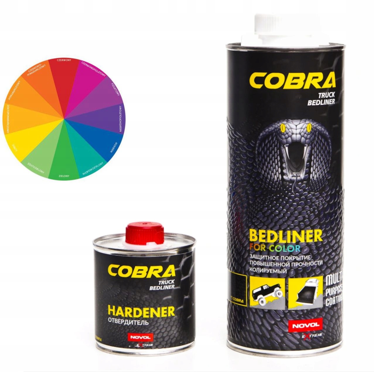 

Novol Cobra Truck Bedliner Color 100ml Ral