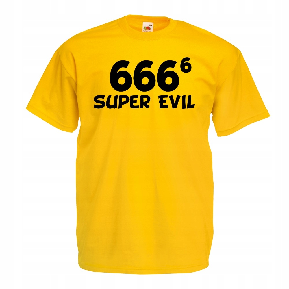 

Koszulka śmieszna 666 evil diabeł prezent XXL