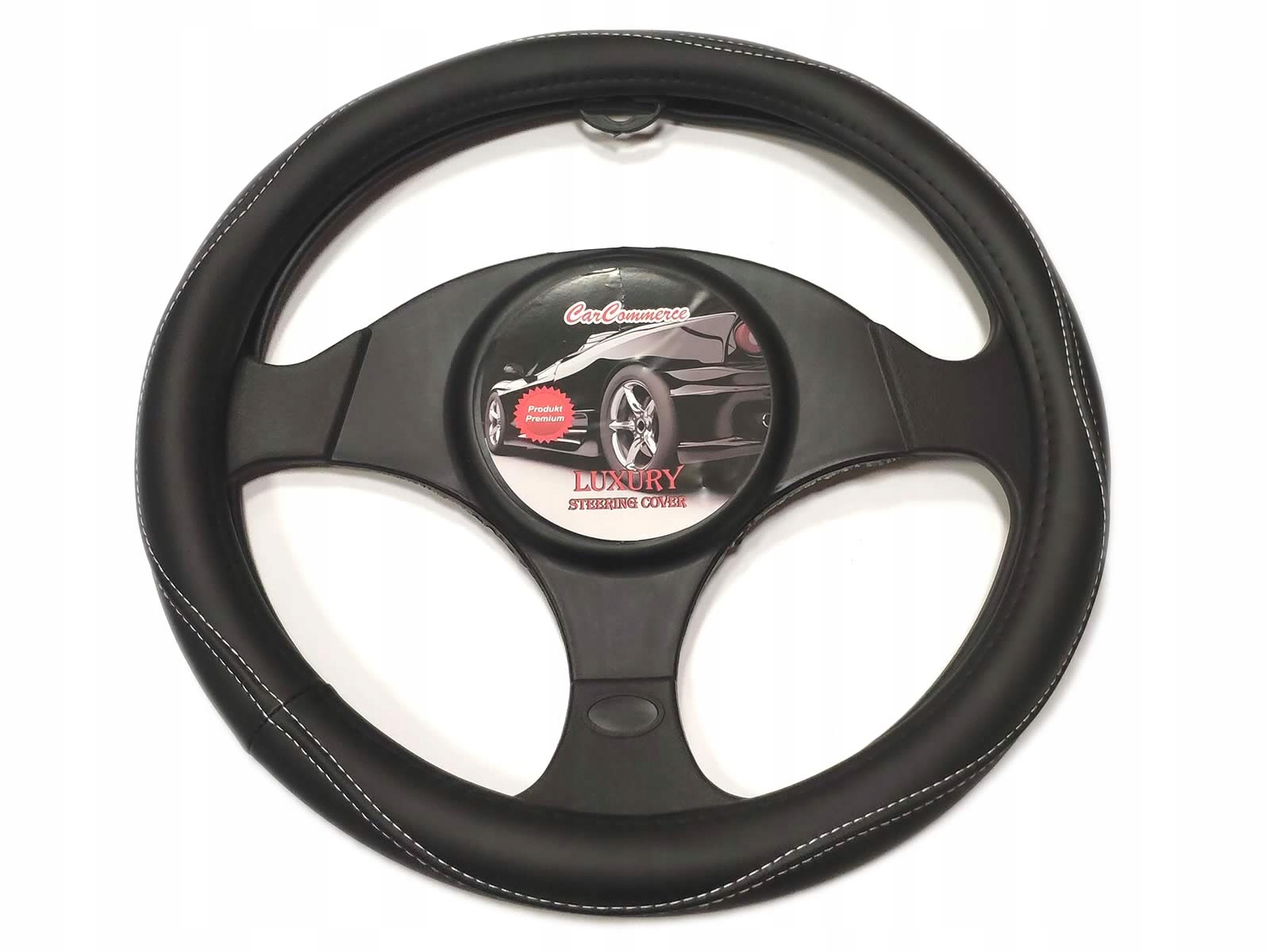 GRATISY# POKROWIEC NA KIEROWNICE M 37-39cm PREMIUM LUXURY