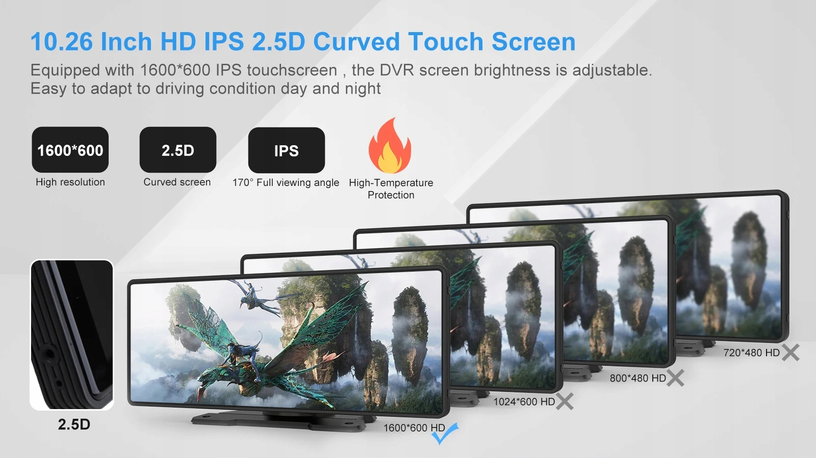 Uniwersalny ekran 10.26 "Multimedia radiowe samochodowy Carplay AndroidAuto Model RADIOWY 10.26