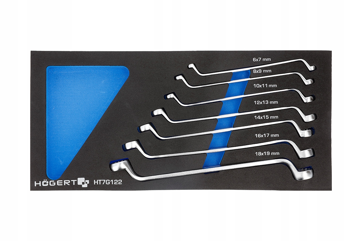 HOGERT HT7G122 WKŁAD ZESTAW KLUCZY OCZKOWYCH 7EL Kod producenta HT7G152