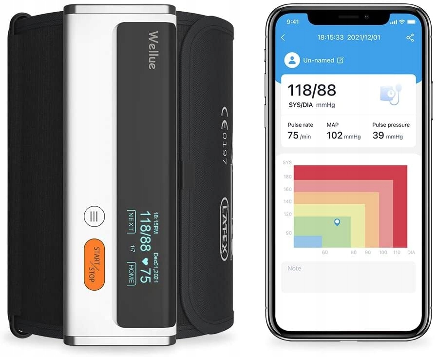 Wellue Ciśnieniomierz naramienny ViATOM Armfit Plus z funkcją Ekg TO1093