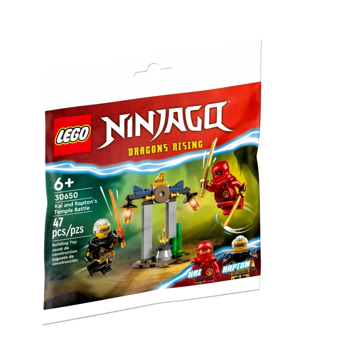 LEGO 30650 NINJAGO Bitwa Kaia i Raptona w świątyni Marka LEGO