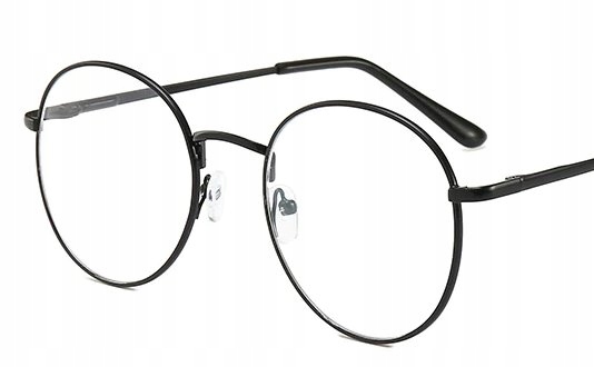 Kovové brýle anti-modré, černé