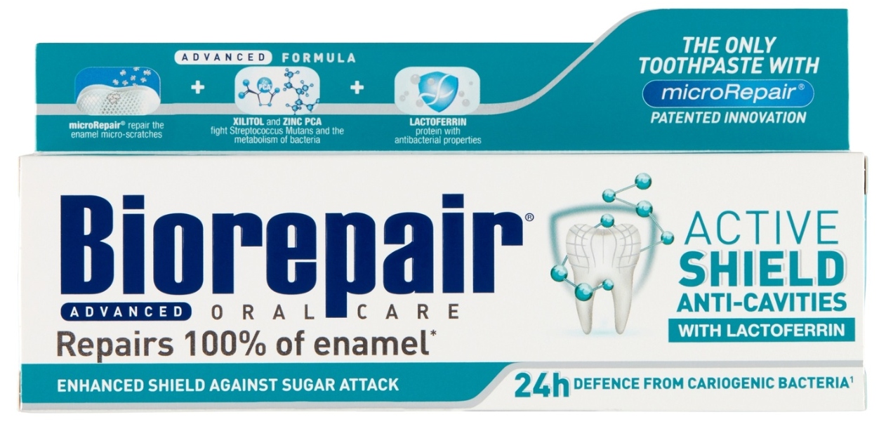 Pasta do zębów Biorepair Active Shield - Aktywna Tarcza Ochronna EAN (GTIN) 8017331068694
