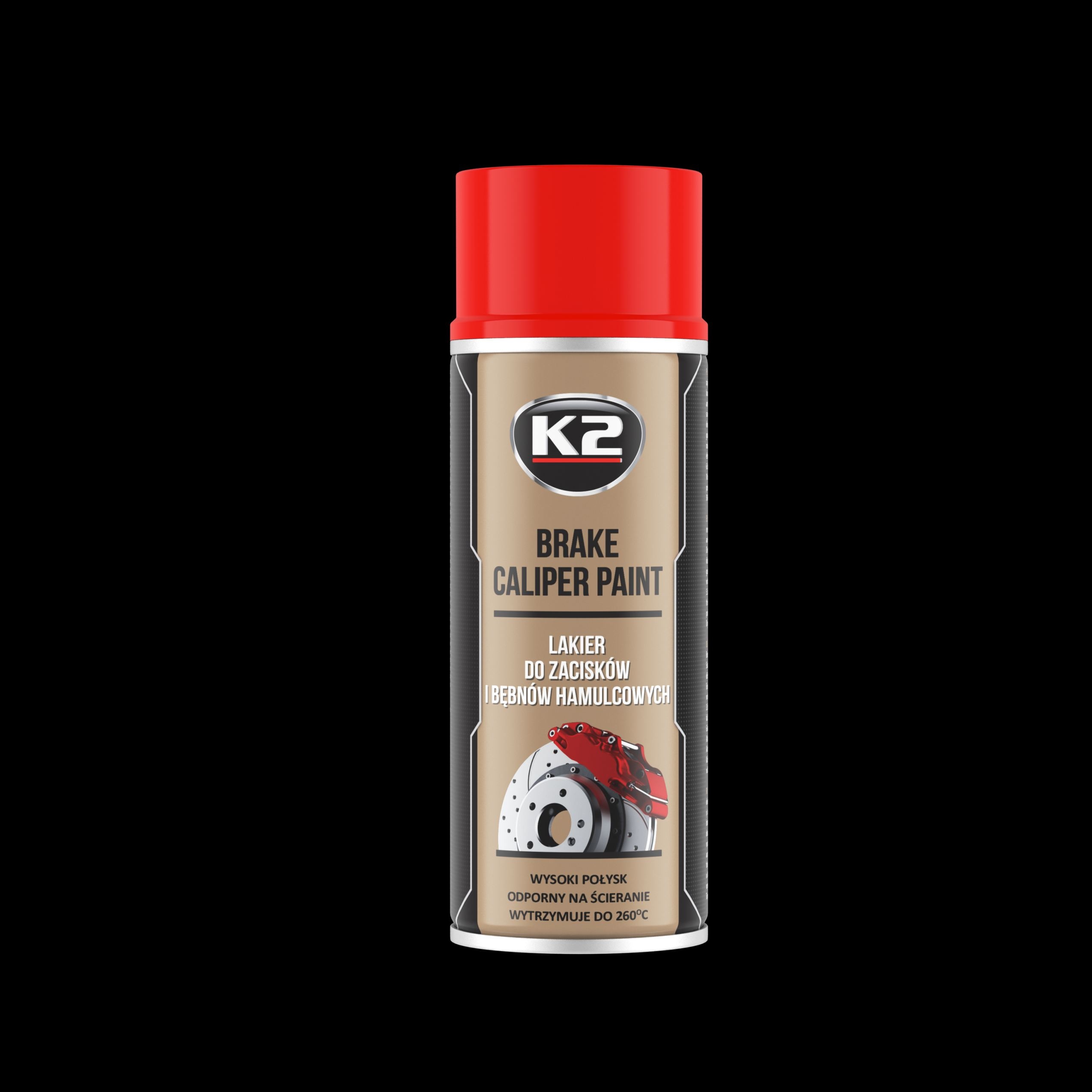 Lakier Do Zacisków Ham.czerwony 400ML K2