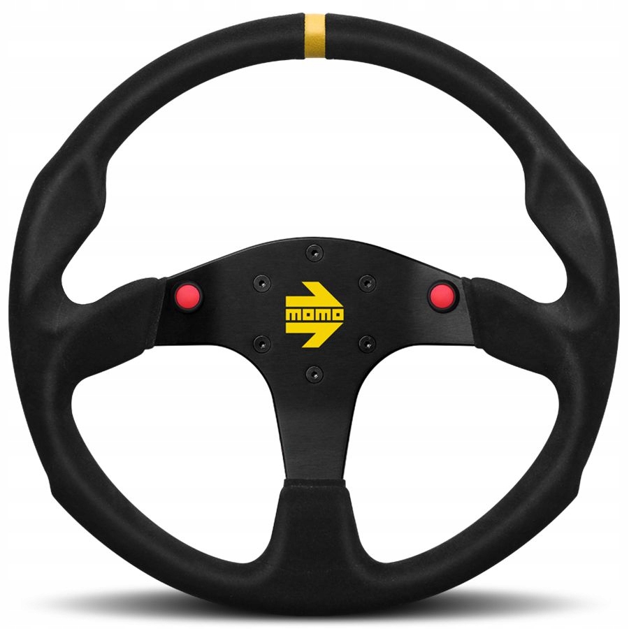 VR80EVO35SBKL - Кермо Momo Модель 80 Evo Чорна Замша Оригінал