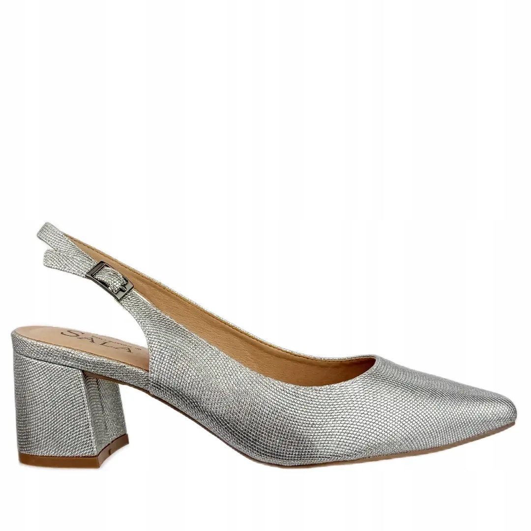 Dámské cínové lodičky Sala QX2302-01 37, Stříbro