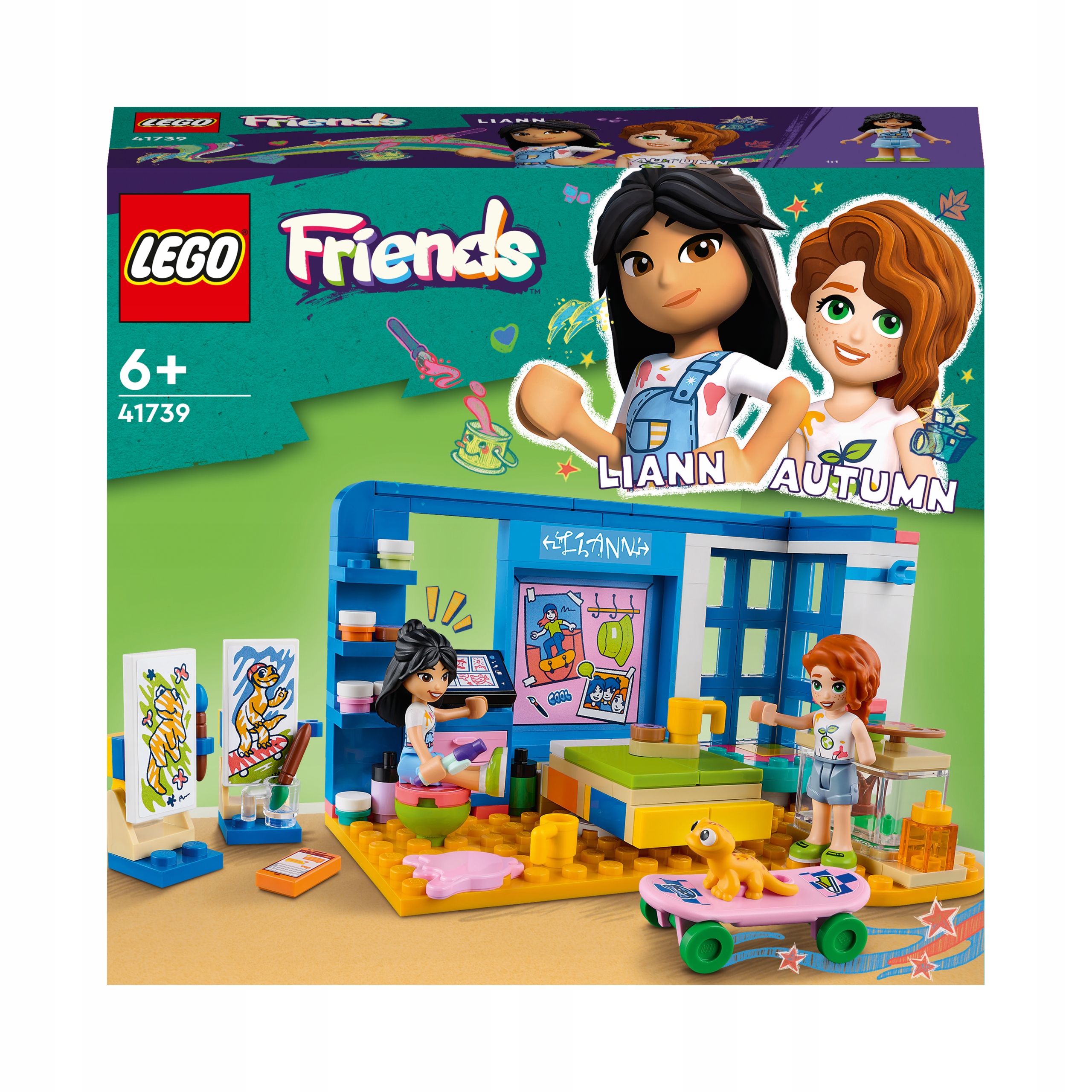 

Lego Friends Pokój Liann 41739 204 elementy 6+