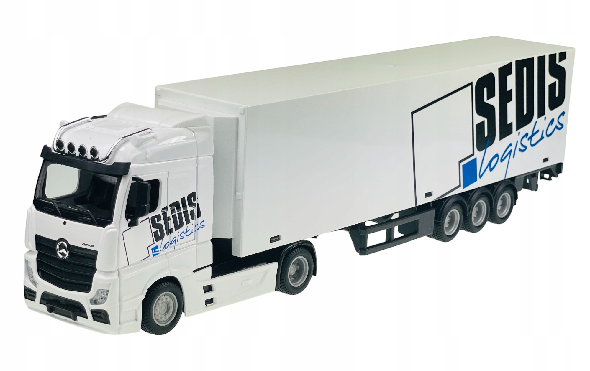 Bburago Mercedes-benz Actros Vysokozdvižný Vozík 1:43 Nákladní Vozidlo Nový Model Tir